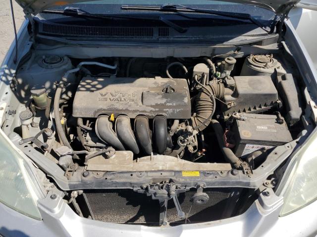 2T1KR32E64C292371 - 2004 TOYOTA COROLLA MA XR SILVER photo 11