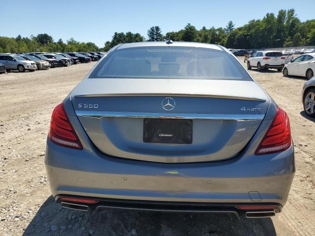 WDDUG8FB6FA156542 - 2015 MERCEDES-BENZ S 550 4MATIC GRAY photo 6