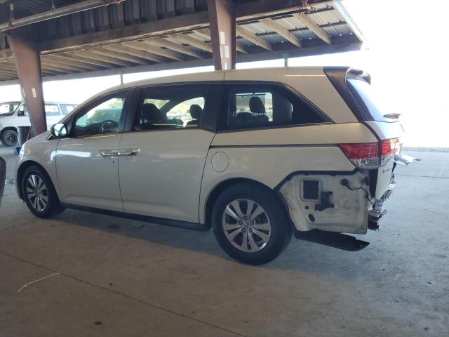 5FNRL5H68FB003887 - 2015 HONDA ODYSSEY EXL WHITE photo 2