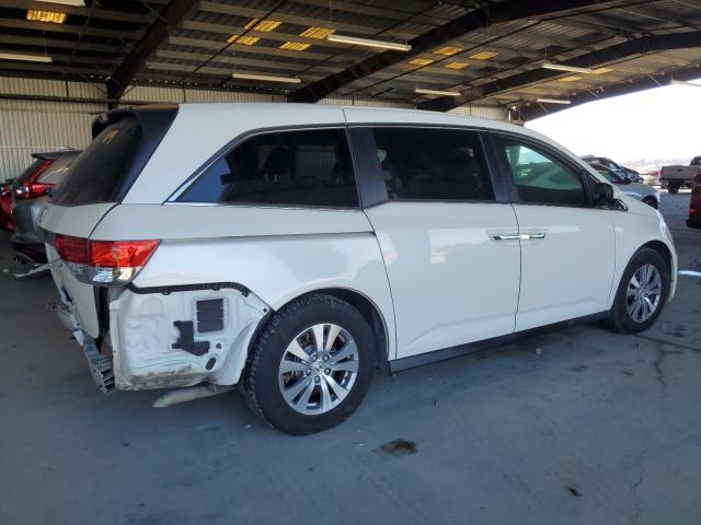 5FNRL5H68FB003887 - 2015 HONDA ODYSSEY EXL WHITE photo 3