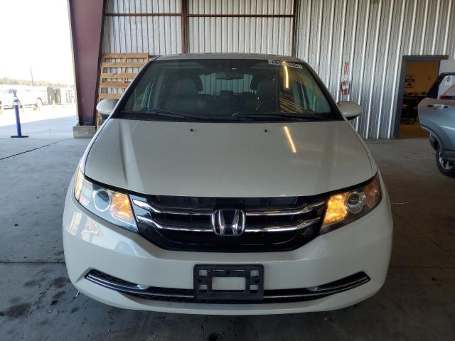 5FNRL5H68FB003887 - 2015 HONDA ODYSSEY EXL WHITE photo 5