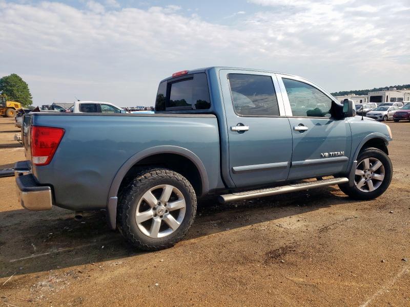 1N6BA0ED6BN318385 - 2011 NISSAN TITAN S BLUE photo 3
