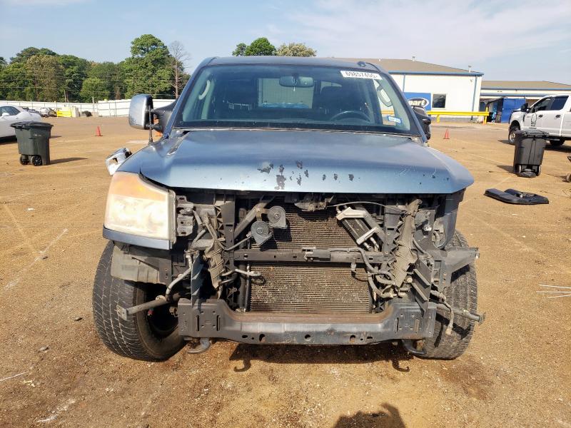1N6BA0ED6BN318385 - 2011 NISSAN TITAN S BLUE photo 5