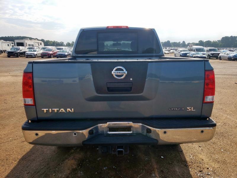 1N6BA0ED6BN318385 - 2011 NISSAN TITAN S BLUE photo 6