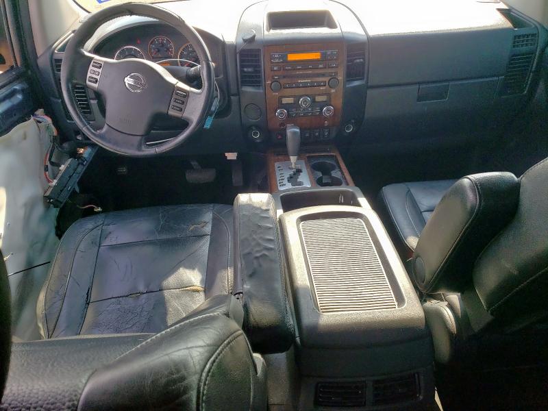 1N6BA0ED6BN318385 - 2011 NISSAN TITAN S BLUE photo 8