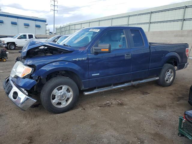 1FTFX1CT1CFB85002 - 2012 FORD F150 SUPER CAB BLUE photo 1