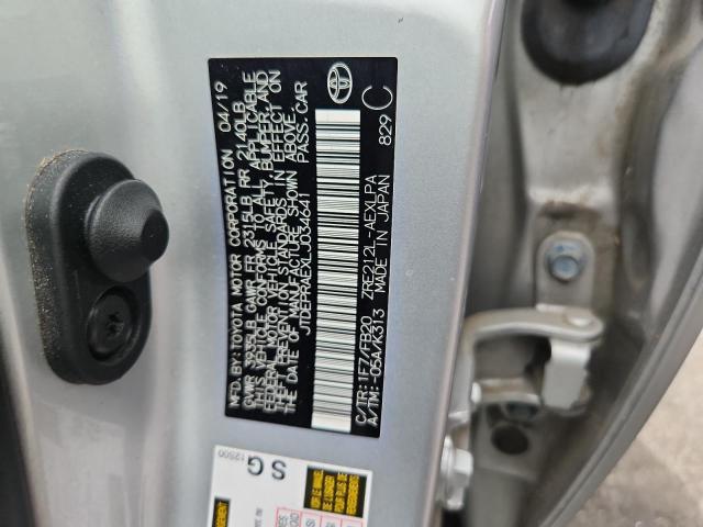 JTDEPRAEXLJ034641 - 2020 TOYOTA COROLLA LE SILVER photo 12