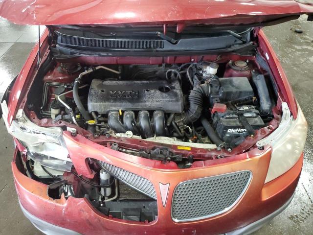 5Y2SL65857Z436513 - 2007 PONTIAC VIBE MAROON photo 11