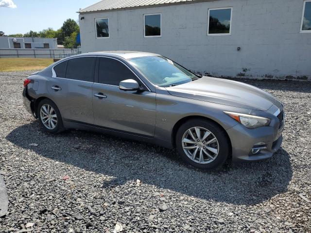 JN1BV7AR7FM400576 - 2015 INFINITI Q50 BASE GRAY photo 4