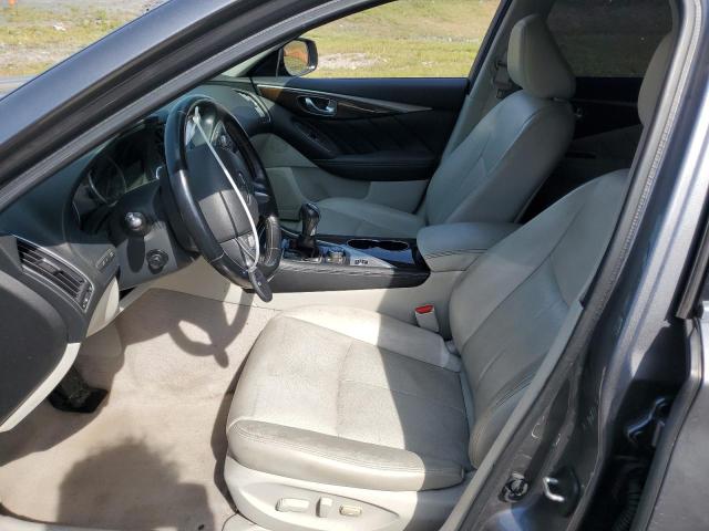 JN1BV7AR7FM400576 - 2015 INFINITI Q50 BASE GRAY photo 7