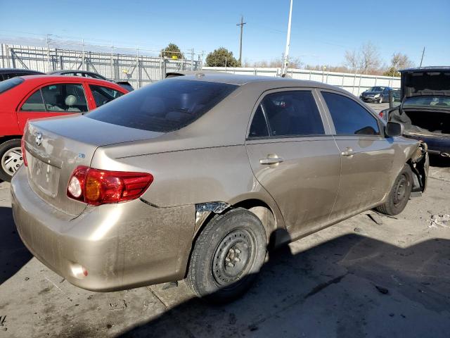 1NXBU4EE6AZ219866 - 2010 TOYOTA COROLLA BASE TAN photo 3