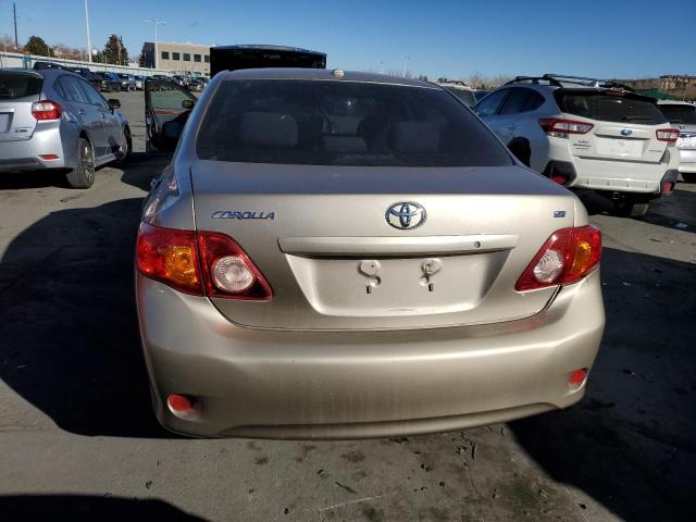 1NXBU4EE6AZ219866 - 2010 TOYOTA COROLLA BASE TAN photo 6