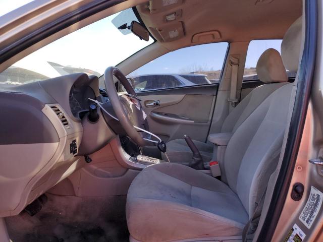 1NXBU4EE6AZ219866 - 2010 TOYOTA COROLLA BASE TAN photo 7