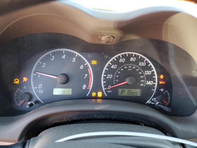 1NXBU4EE6AZ219866 - 2010 TOYOTA COROLLA BASE TAN photo 9