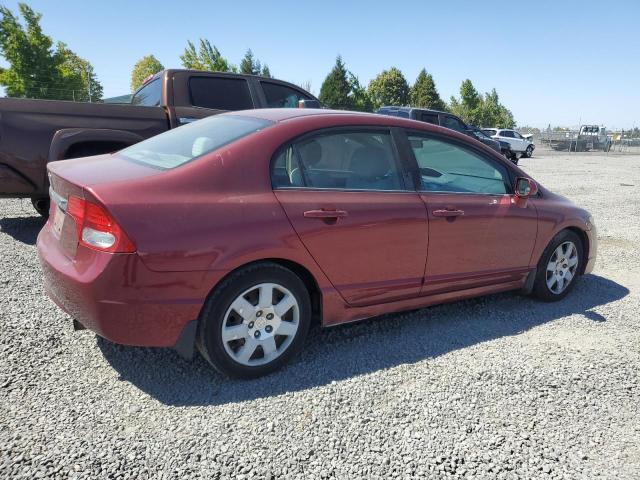 19XFA16529E002451 - 2009 HONDA CIVIC LX BURGUNDY photo 3