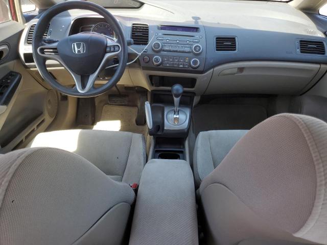 19XFA16529E002451 - 2009 HONDA CIVIC LX BURGUNDY photo 8