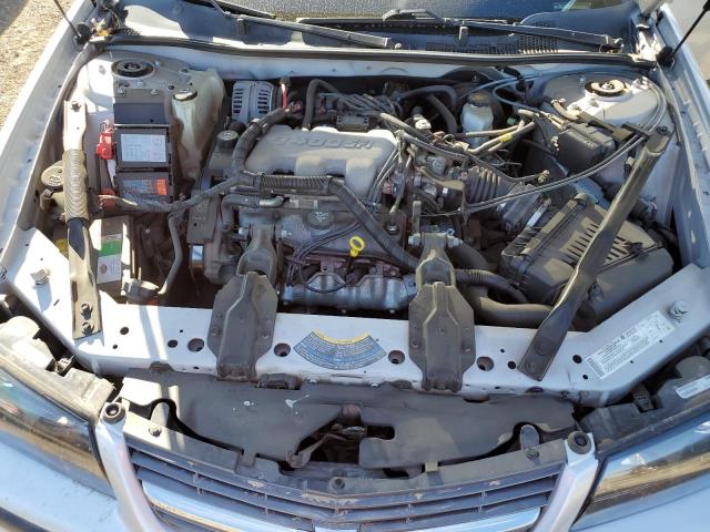 2G1WF52E849222286 - 2004 CHEVROLET IMPALA SILVER photo 11