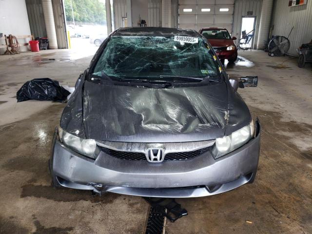 19XFA1F60BE043739 - 2011 HONDA CIVIC LX-S Մոխրագույն լուսանկար 5