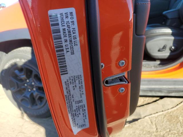 1C4PJMBX1MD122720 - 2021 JEEP CHEROKEE TRAILHAWK Narıncı foto 13