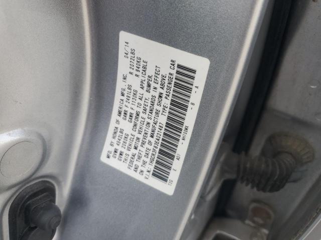 1HGCR3F83EA031487 - 2014 HONDA ACCORD EXL SILVER photo 12