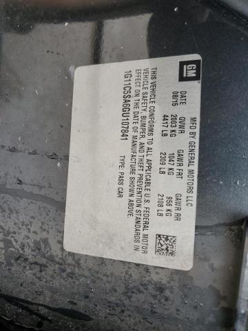 1G11C5SA6GU107841 - 2016 CHEVROLET MALIBU LIM LT 石墨色 照片 13