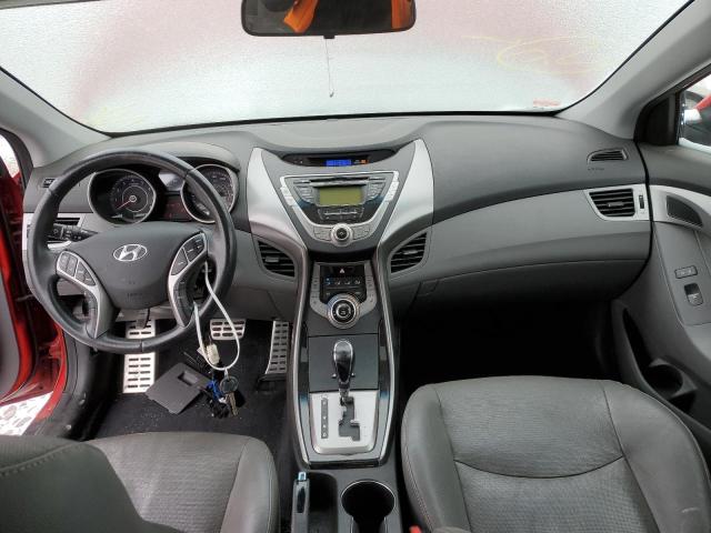 KMHDH6AE1DU016614 - 2013 HYUNDAI ELANTRA CO GS RED photo 8