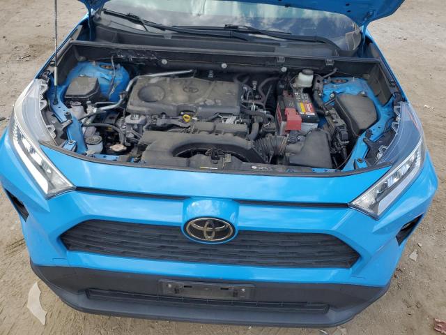 JTMP1RFV0KD004502 - 2019 TOYOTA RAV4 XLE Niebieski zdjęcie 12