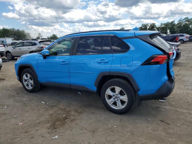 JTMP1RFV0KD004502 - 2019 TOYOTA RAV4 XLE Niebieski zdjęcie 2