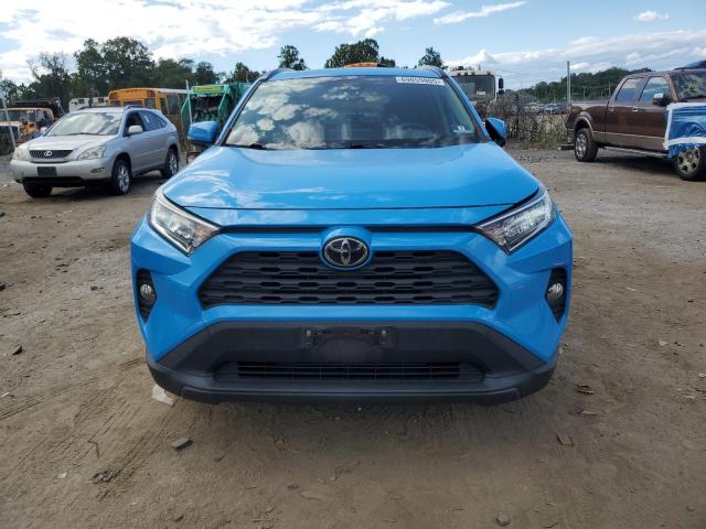 JTMP1RFV0KD004502 - 2019 TOYOTA RAV4 XLE Niebieski zdjęcie 5