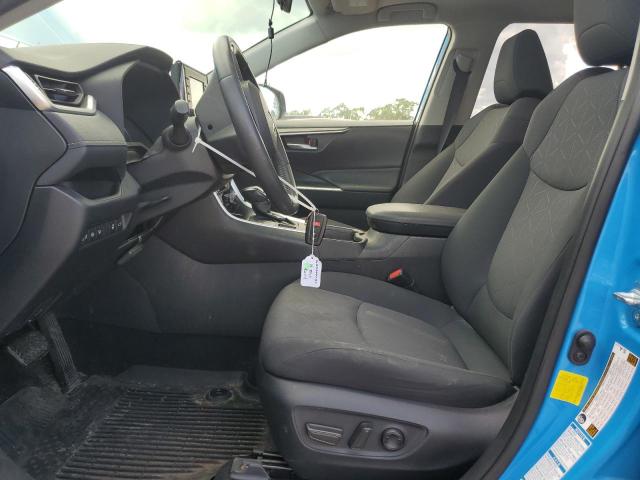 JTMP1RFV0KD004502 - 2019 TOYOTA RAV4 XLE Niebieski zdjęcie 7