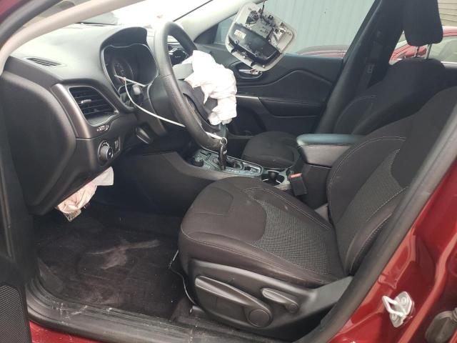 1C4PJMCB2KD104999 - 2019 JEEP CHEROKEE LATITUDE BURGUNDY photo 7