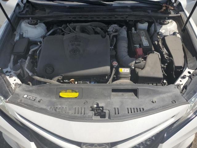 4T1BZ1HK5KU031942 - 2019 TOYOTA CAMRY XSE WHITE photo 11