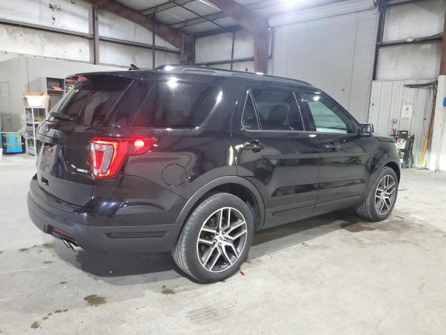 1FM5K8GT4KGA01706 - 2019 FORD EXPLORER SPORT Siyah fotoğraf 3