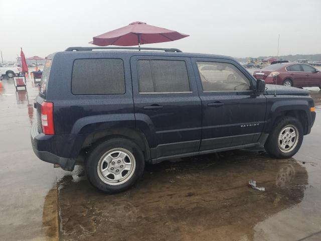 1C4NJPBB4ED726518 - 2014 JEEP PATRIOT SPORT BLUE photo 3