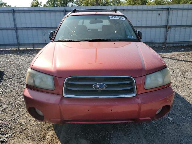 JF1SG65665H712208 - 2005 SUBARU FORESTER 2.5XS წითელი ფოტო 5