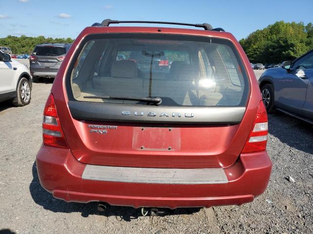JF1SG65665H712208 - 2005 SUBARU FORESTER 2.5XS წითელი ფოტო 6