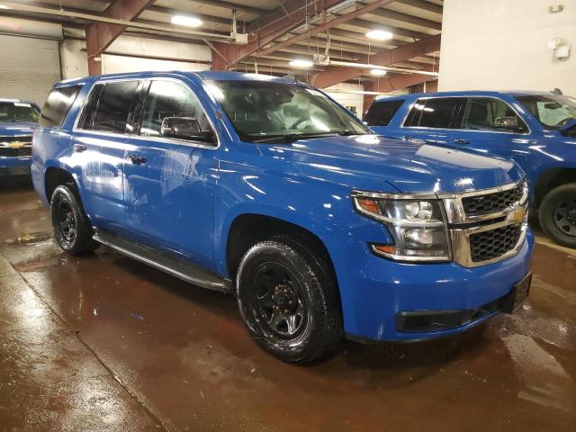 1GNSKDECXJR316992 - 2018 CHEVROLET TAHOE POLICE BLUE photo 4