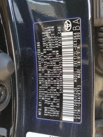 5YFBURHE7KP925157 - 2019 TOYOTA COROLLA L BLACK photo 13