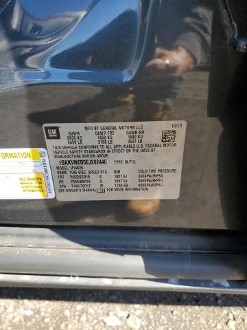 1GKKVNED5EJ202440 - 2014 GMC ACADIA SLE GRAY photo 12