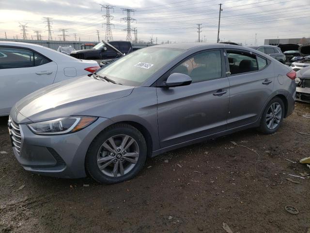 KMHD84LF8HU150990 - 2017 HYUNDAI ELANTRA SE GRAY photo 1