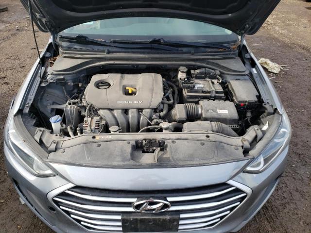 KMHD84LF8HU150990 - 2017 HYUNDAI ELANTRA SE GRAY photo 11