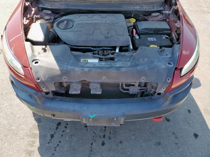 1C4PJMBSXGW153011 - 2016 JEEP CHEROKEE TRAILHAWK BURGUNDY photo 12