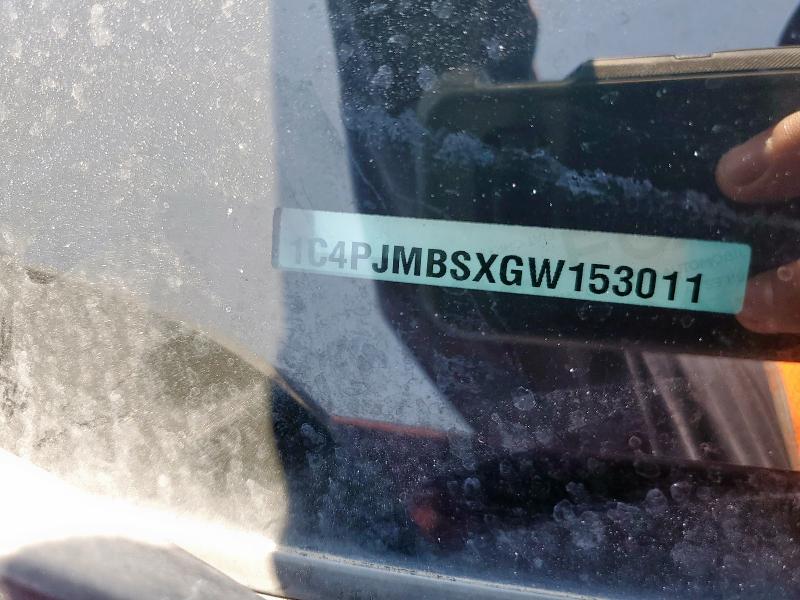 1C4PJMBSXGW153011 - 2016 JEEP CHEROKEE TRAILHAWK BURGUNDY photo 13