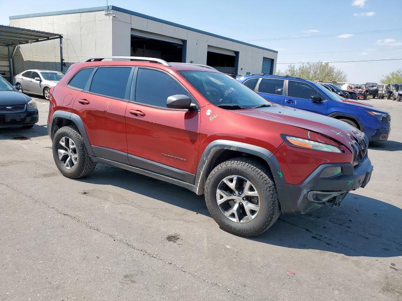 1C4PJMBSXGW153011 - 2016 JEEP CHEROKEE TRAILHAWK BURGUNDY photo 4