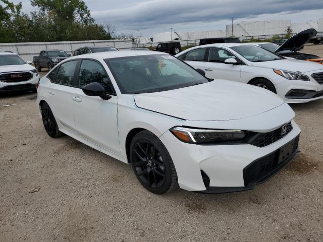 2HGFE2F58SH553344 - 2025 HONDA CIVIC SPORT WHITE photo 4