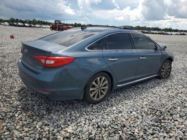 5NPE34AFXGH393560 - 2016 HYUNDAI SONATA SPORT BLUE photo 3
