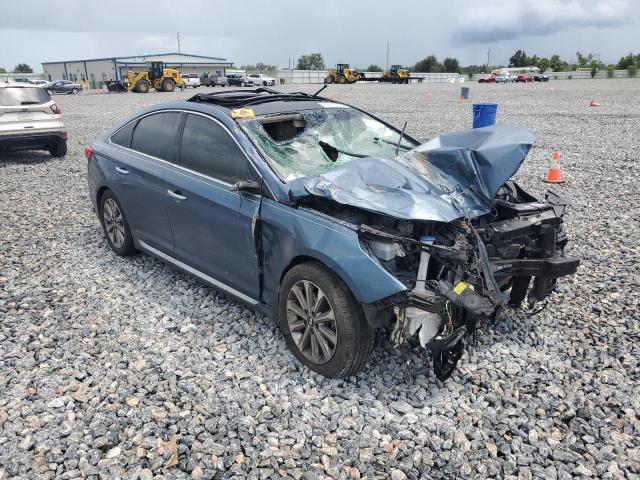 5NPE34AFXGH393560 - 2016 HYUNDAI SONATA SPORT BLUE photo 4