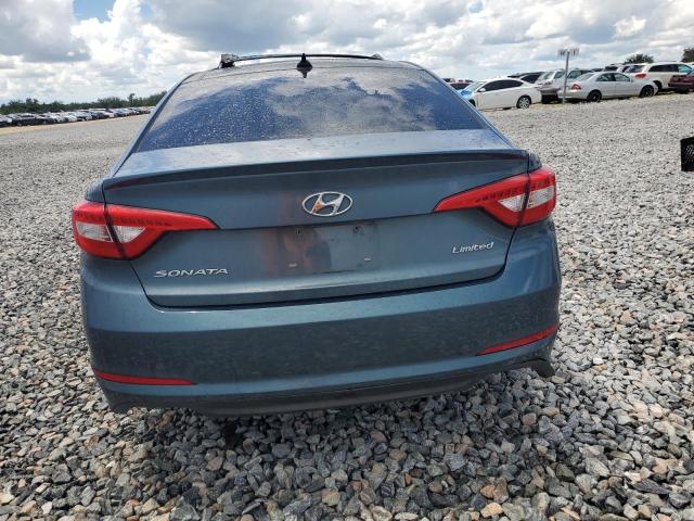 5NPE34AFXGH393560 - 2016 HYUNDAI SONATA SPORT BLUE photo 6