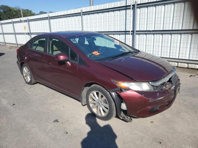 19XFB2F94CE327339 - 2012 HONDA CIVIC EXL ბურგუნდია ფოტო 4