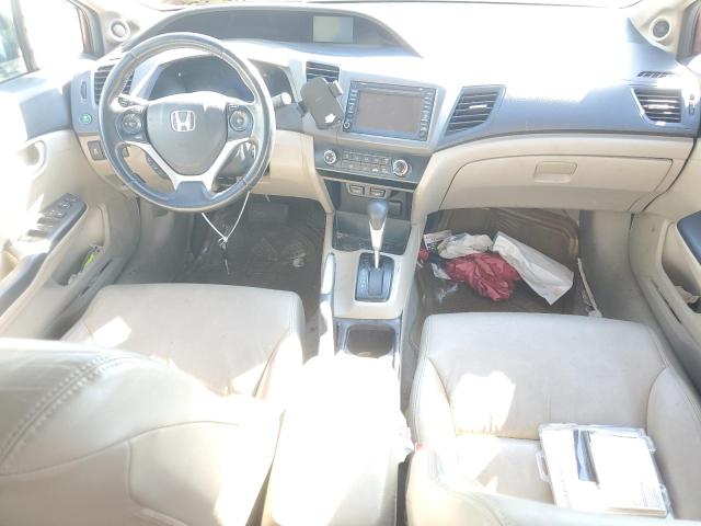 19XFB2F94CE327339 - 2012 HONDA CIVIC EXL ბურგუნდია ფოტო 8